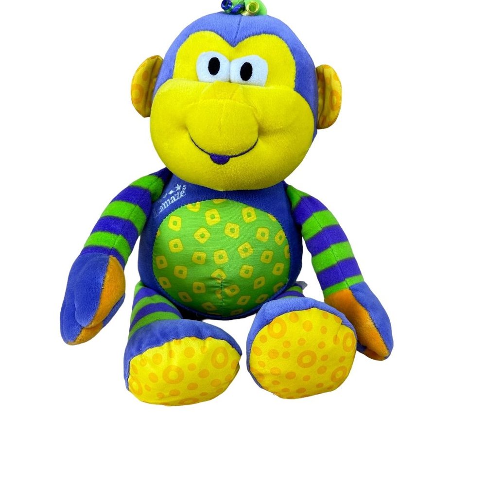 Lamaze Clap with Me Monkey Plush Developmental Musical Infant Learning Toy WORKS